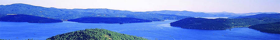 Fishing trips on Lake Coeur d'Alene, Idaho.